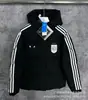 Chaqueta de Béisbol de Algodón con Placa de Luz de Silicona Bordada Nk de Invierno Chaqueta de Algodón Gruesa con Capucha París Chaqueta de Fútbol Cálida