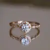 Anel de Diamante Chiba Fashion Wedding Design de Nicho Estilo Ins Europeu e Americano Celebridade de Alto Padrão Super Brilhante Anel Aberto