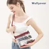 Bolsa Cruzada Transparente de PVC para Nuevo Producto Personalizada Almacenamiento para Teléfono Móvil, Llaves, Monedas Bolso Cruzado León Ling