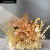 Novo Suporte de Chão para Flores de Casamento 50cm Flores Realistas Decoração de Casamento Arranjo de Flores Palco T Flores para Corredor Flores Artificiais de Casamento