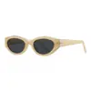 Nuevas gafas de sol para mujer con un toque de alta gama, protección UV, populares en Xiaohongshu, gafas de sol polarizadas de ojo de gato de moda estilo coreano