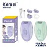 Kemei Depilador Feminino Transfronteiriço Km-6037 Depilador Elétrico para Pelos Pubianos Privados Depilação Elétrica Privada Feminina