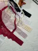 Suministro Directo de Fábrica Encaje Europeo y Americano Sexy Lencería Femenina Sujetador Push-Up con Aros Copas Finas Manyilan