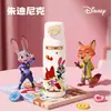 Taza Aislada de Toy Story para Niñas, Taza Portátil de Alta Apariencia con Popote para Niños y Estudiantes, Botella de Agua Escolar Anticaídas