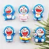 Gato Desenho Doraemon Acessórios de Resina DIY Sapato com Furo Grampo de Cabelo Acessórios de Cabeça Caixa de Armazenamento Copo de Água Adesivo Acessórios Decorativos