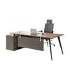Escritorio de gerente de placa de acero y madera, escritorio de supervisor, silla de jefe, mesa de oficina moderna y sencilla, muebles de oficina de Nanjing, venta al por mayor de fábrica