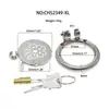 Xugu Yu [Accesorios de Poste Único] Versión de Descarga Eléctrica Candado de Castidad Dispositivo de Castidad CB para Uso Masculino, Entrenamiento y Juego