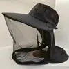 Sombrero Unisex a Prueba de Mosquitos con Malla Protectora Facial, Protección Solar, Protección UV para Exteriores en Verano, Pesca, Camping, Ala Ancha
