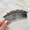 Pente de Strass de Alta Qualidade para Penteado para Mulheres, para Domar Fios Soltos, Grampo de Cabelo para Prender o Cabelo na Parte de Trás da Cabeça, Pente de Cabelo Estilo Coreano para Franja
