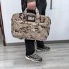Bolsa para Computadora Camuflaje, Portafolio de Hombro para Hombre, Bolso Satchel para Tareas, Bolsa para Información, Bolsa Impermeable para Documentos, Bolso Bandolera