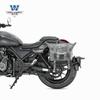 Muscle car Wolf adecuado para Wuji CU525, bolsa lateral, bolsa lateral, se puede instalar en casco, medio casco, casco completo con cerradura, modificación de marco de liberación rápida