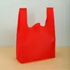 Bolsa Sacola Não Tecida Pronta, Sacola de Compras de Supermercado Impressível com Logo Personalizável, Bolsa Tote Publicitária Estilo Colete