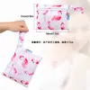 Bolsa de Almacenamiento para Discos de Algodón Impermeable a Prueba de Polvo Tamaño Pequeño 15*18cm Mini Cremallera Única Tipo Asa Pañal de Bebé