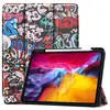 Funda protectora para iPad aplicable PRO11 2021/2020 triple pliegue con ranura para lápiz funda protectora soporte de dibujos animados funda suave