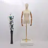 Maniquí de Tienda de Ropa Exhibición de Ventana Maniquí Femenino de Medio Cuerpo Accesorios Maniquí de Enseñanza Modelo de Exhibición para Ropa Femenina Busto Pequeño