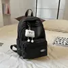 Mochila Versátil Estilo Universitario Personalizada Harajuku Japonés Simple Bolsa Escolar para Estudiantes Mochila Casual Americana para Viajes