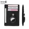 Nuevo Transfronterizo Rfid Antirrobo Cepillo Tarjetero Apple Tracker Anti-Pérdida Posicionamiento Cubierta Protectora Ligera Portátil Monedero