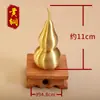 Cabaça de Latão Abertura Oca Fulu Ornamento Pingente Casa da Cidade Fortuna Latão Liso Templo Festa Ponto Turístico Barraca de Mercado Noturno