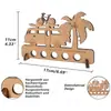 Ornamento de Mesa para Escultura e Corte em Madeira Mais Vendido na Amazon, Artesanato em Madeira Multi-Elemento, Clipe de Moeda, Mouse