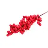 Simulação transfronteiriça fruta de azevinho fruta rica decoração de Natal estacas DIY balde de frutas vermelhas bagas arranjo de flores adereços decorativos