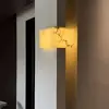 Nova luminária de parede estilo chinês para caminho de villa, corredor, escada, canto embutido, sala de estar, luminária de parede embutida imitação de mármore