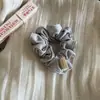 Scrunchie de Cor Sólida Estilo Macaron Coreano, Suave e Versátil, Não Danifica o Cabelo, Alta Elasticidade, Prende de Rabo de Cavalo Preguiçoso