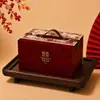 Nueva caja de regalo exquisita estilo chino para bodas, caja de embalaje para dulces de boda, caja vacía de alta gama para recuerdos de compromiso, caja de dulces para bodas con un sentido de lujo