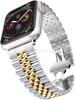 Pulseira Nova de Aço Inoxidável Wuzhu para Apple iwatch Pulseira Samsung Huawei Pulseira Intercolor de Aço Inoxidável
