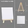Mini caballete de escritorio trípode de madera soporte de exhibición plegable pequeño marco para pintura al óleo arte infantil tablero de dibujo pequeño