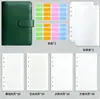 Cuaderno de Hojas Sueltas A6 Amazon Transfronterizo, Agenda Estilo Macarrón, Páginas Interiores Rayadas Lindas, Cuaderno de Diario Desmontable