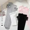 Meias de Bebê Primavera Finas Novas Algodão Ins Estilo Coreano Meninas Laço Meias Princesa Brancas Longas Infantis