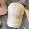 Múltiples Colores Disponibles [Serie de Colores de Baja Saturación] Estilo Casual Súper Relajado Gorra de Béisbol para Mujer Que Hace que la Cara Se Vea Más Pequeña