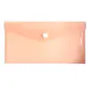 Bolsa de Archivo Transparente Rosa para Broches Estudiante Plástico PP Bolsa de Almacenamiento para Oficina con Logo Imprimible