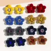 Accesorios de Flor de Terciopelo con Pedrería Lindos para Otoño e Invierno Pendientes DIY para Mujeres Materiales de Decoración para Fundas de Teléfono Venta al por Mayor