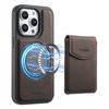 Funda combinada para teléfono móvil con soporte magnético giratorio para iPhone 18 Pro, con función Magsafe y tarjetero magnético