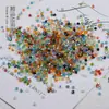 Color mixto 100 cuentas de diamante de cristal cuentas sueltas DIY cuentas de punta pasador de pelo material para pulsera DIY collar