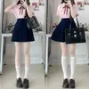 Meias Veludadas Acima do Joelho para Mulheres, Meias Finas de Verão para Panturrilha, Meias de Meia-Perna Estilo College Jk Japonês, Meias Longas