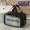 Bolsa de Tocador Impermeable de Doble Capa para Viaje, Bolsa Cosmética Portátil con Separación de Seco y Húmedo, Bolsa de Almacenamiento para Artículos de Tocador, Bolsa Portátil para Natación