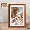 Porta-retrato minimalista nórdico para mesa ou parede 678 polegadas A4 moldura externa para pintura a óleo com decoração de papelão, porta-retrato personalizável