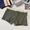 Ropa interior de algodón con rosca para hombre 60A antibacteriana transpirable con agujero en la entrepierna simple cómoda talla extra bóxers niños
