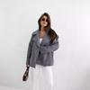 Chaqueta de Lana Cepillada con Solapa y Cremallera Nueva para Otoño e Invierno 2024, Comercio Exterior Transfronterizo Aliexpress Amazon