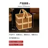 Cesta de bambú hecha a mano caja especial para zongzi pastel de luna caja de regalo de bambú de alta calidad cangrejo peludo fruta embalaje exterior vacío