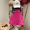 Mono de Verano para Niñas Bebé Elegante Personalidad Infantil Tendencia Marca Dopamina Estilo Coreano Moda Celebridad de Internet Estilo Callejero Pantalones Cortos