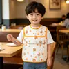 Bata sin mangas para bebés, Babero de verano para comer, Babero impermeable y resistente a las manchas para niños, Delantal de alimentación para bebés, Delantal de guardería