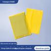 Saco Plástico Amarelo Fosco Semitransparente com Zíper, Saco de Embalagem Semitransparente para Armazenamento de Roupas, Estilo com Zíper