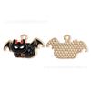 Acessórios de Joias de Halloween Pingente de Gato da Lua Caveira com Óleo Pingando Coleção DIY Corrente de Celular Pingente de Chaveiro