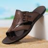 Sandalias tipo tanga para hombre de talla grande con relieve transfronterizo y suelas suaves, Sandalias de playa antideslizantes para uso en exteriores, Stock listo del fabricante, Dropshipping disponible