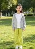 Pantalones jogger elegantes para niñas, nuevo estilo de otoño, pantalones de chándal para niñas, pantalones para niños, pantalones largos casuales para niños mayores, ropa para niños