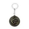 Periféricos de Anime Transfronterizos Juego de Tronos 9 Insignias de las Casas Principales Metal Llavero de Coche Colgante Accesorios Dropshipping