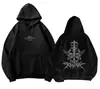 32025 Nuevo Domin Alas Cruzadas Impresas Delanteras y Traseras Concierto Mismo Estilo Sudadera con Capucha Sudadera Chaqueta con Cremallera
